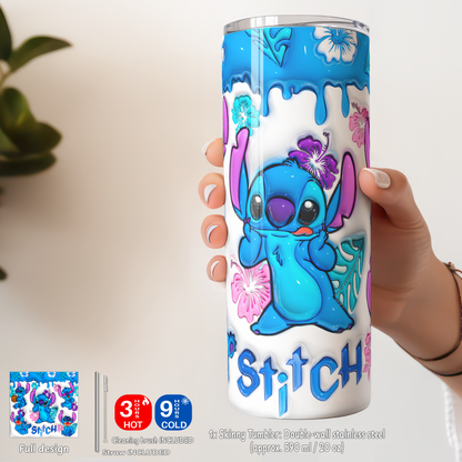 Stitch Mania Surprise Box – Custom Name | Includes Plush, Tote Bag, Pouch & Drinkware Set & More