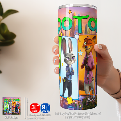 Zootopia Adventures Box – Custom Name | Includes Mouse Pad, Drinkware Set, Pouch & More