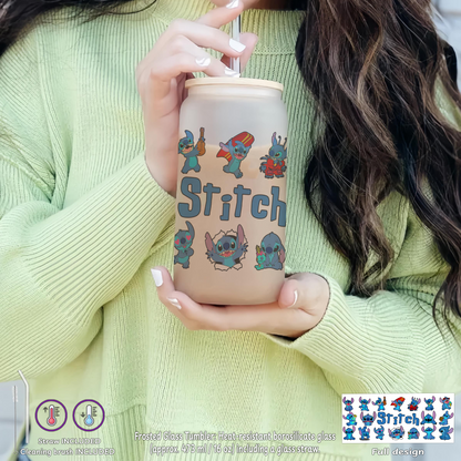 Stitch Mania Surprise Box – Custom Name | Includes Plush, Tote Bag, Pouch & Drinkware Set & More