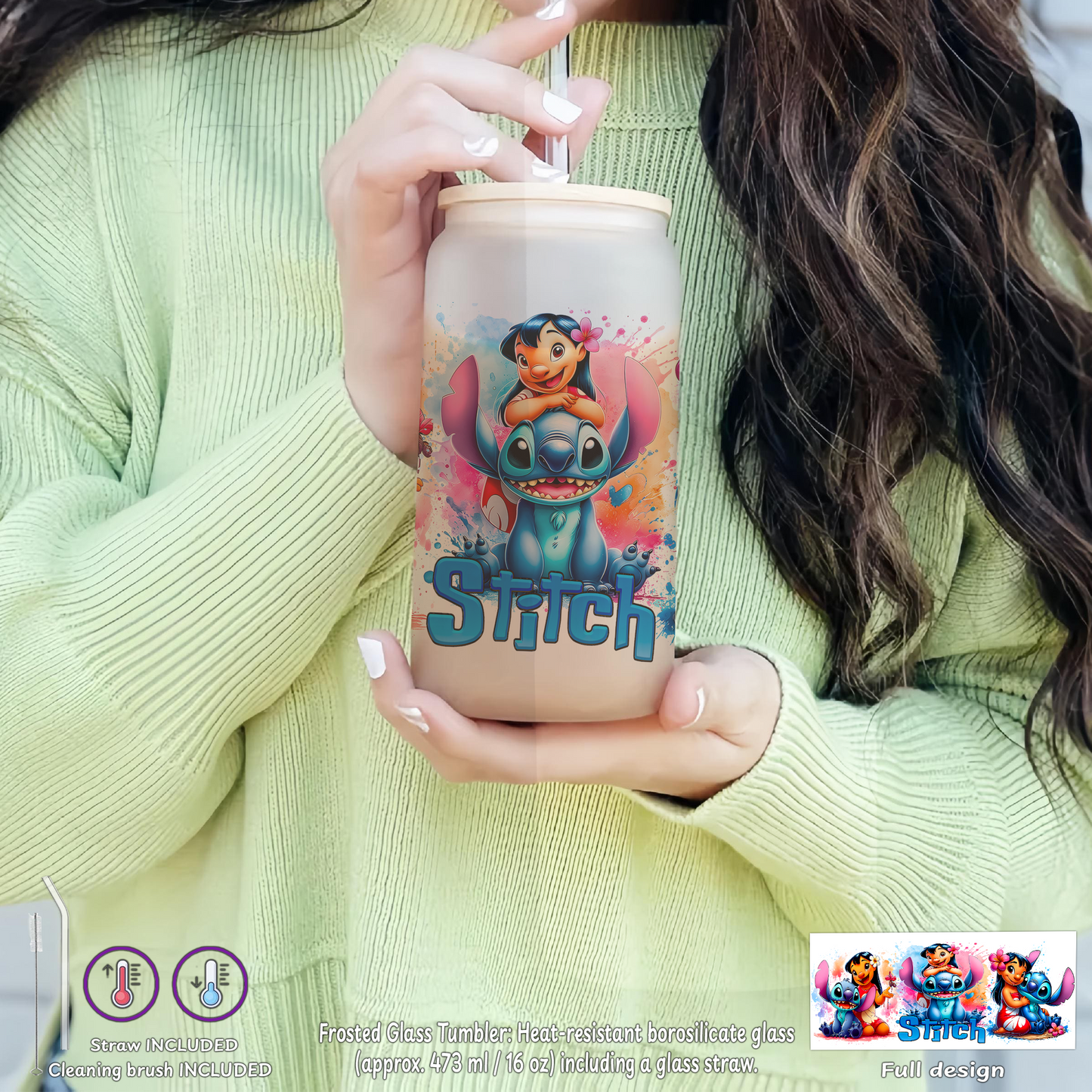 Lilo & Stitch 'Ohana Box – | Custom Name | Includes Plush, Tote Bag, Pouch & Drinkware Set & More