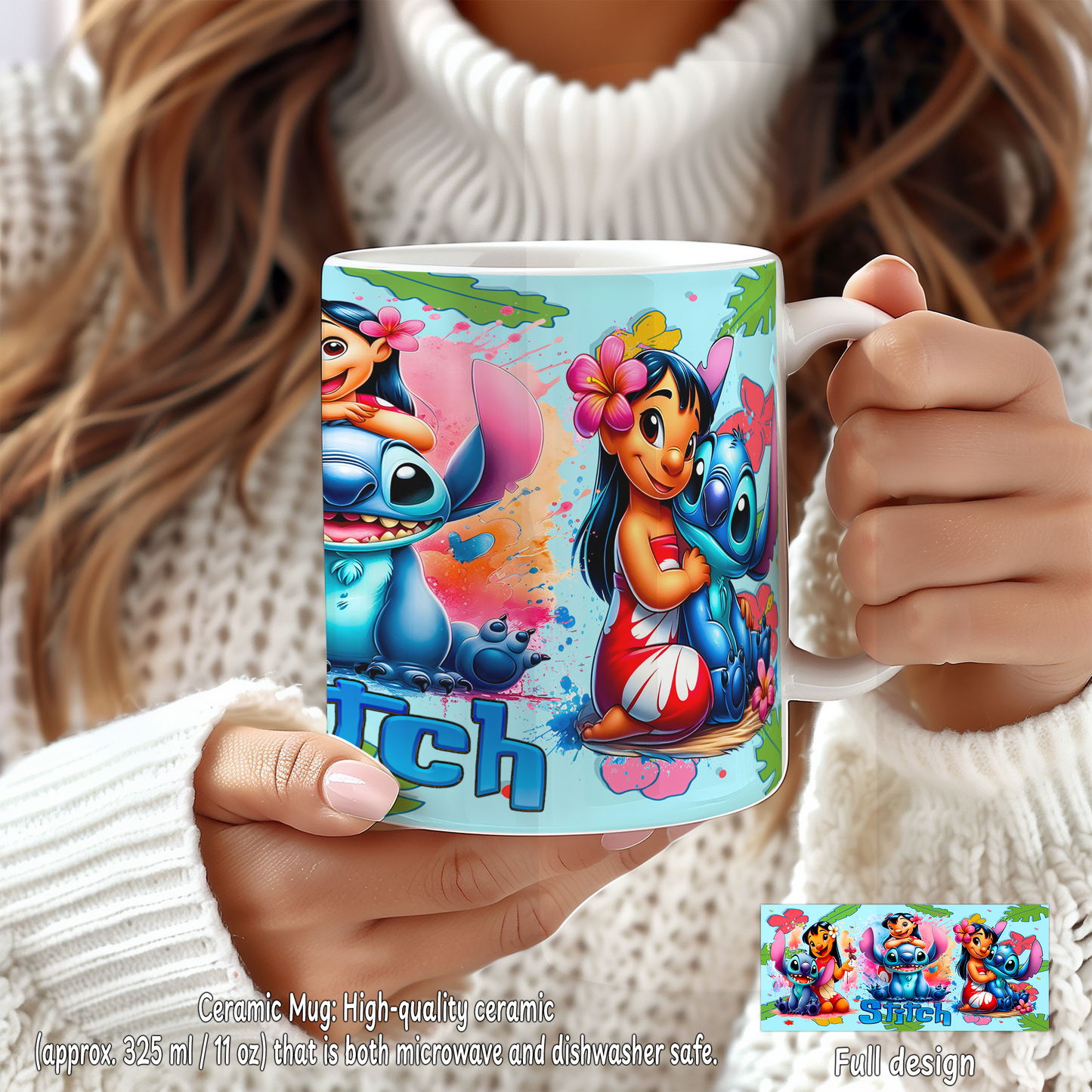 Lilo & Stitch 'Ohana Box – | Custom Name | Includes Plush, Tote Bag, Pouch & Drinkware Set & More