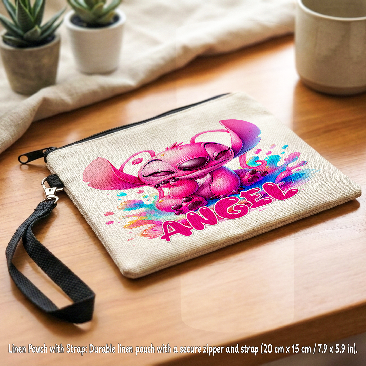 Angel Mania Box | Custom Name | Includes Plush, Tote Bag, Pouch & Drinkware Set & More