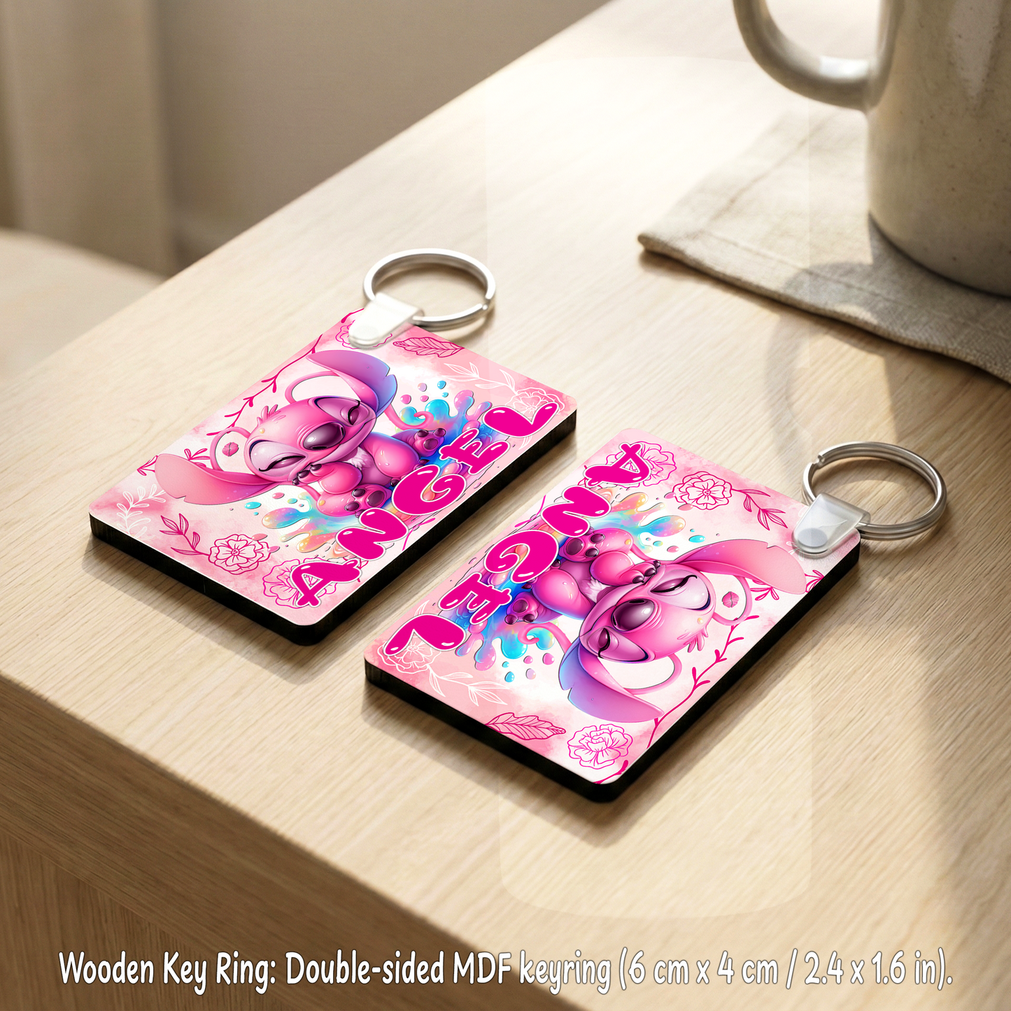 Angel Mania Box | Custom Name | Includes Plush, Tote Bag, Pouch & Drinkware Set & More