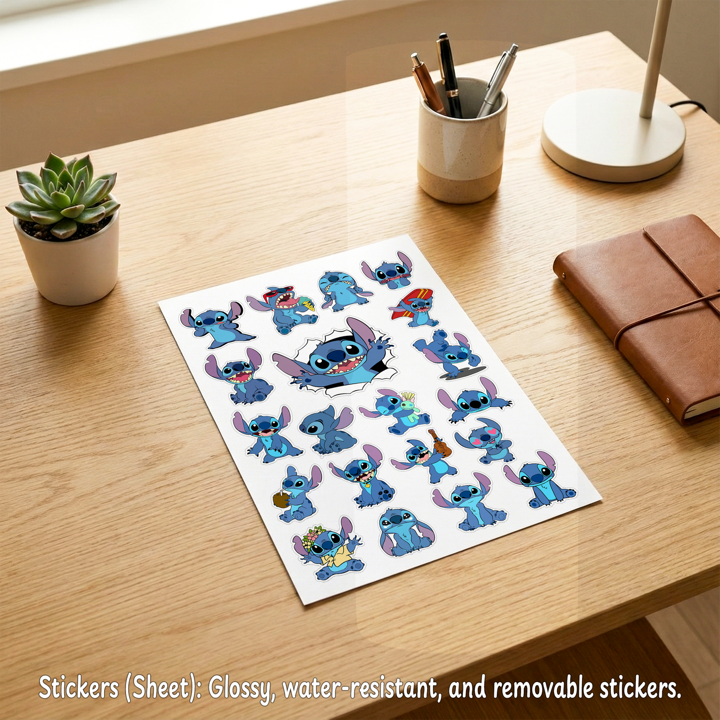 Stitch Mania Surprise Box – Custom Name | Includes Plush, Tote Bag, Pouch & Drinkware Set & More