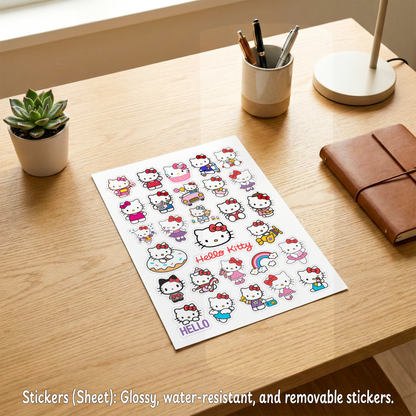 Hello Kitty Mania Box – Custom Name | Includes Plush, Tote Bag, Pouch & Drinkware Set & More