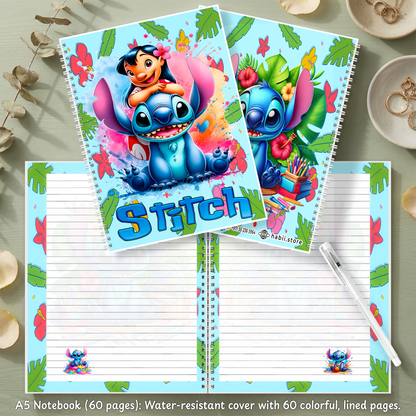 Lilo & Stitch 'Ohana Box – | Custom Name | Includes Plush, Tote Bag, Pouch & Drinkware Set & More