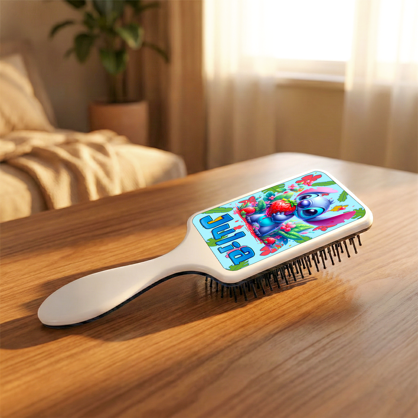 Stitch Strawberry Sweetness Box – Custom Name | Includes Plush, Hair Comb, Notebook & More