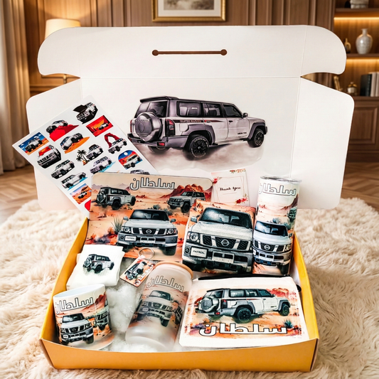 Desert Patrol Legend Box – Custom Name | Includes Tumbler, Mug, Pouch, Stickers & More