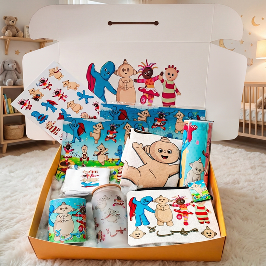 In the Night Garden Magical Box – Custom Name | Includes Puzzle, Mouse Pad, Pouch & Drinkware Set & More